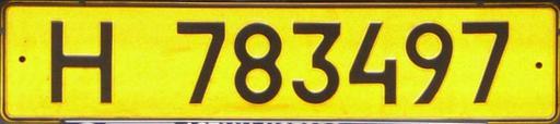 Kazakh license plate for foreigners.JPG