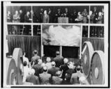 General view of ceremonies at Lincoln Square when President Eisenhower was applauded.jpg