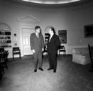 President_John_F._Kennedy_with_Unidentified_Visitor.jpg