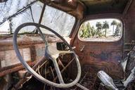 The rusted-out cabin of an old truck used for irrigation drilling, parked amid the vineyards of Napa Valley, California LCCN2013630819.tif.tiff