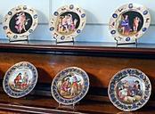 Porcelain_plates_(19th_century)_with_pompeian_and_rustic_subjects_-_Villa_Pignatelli_Museum_in_Naples.jpg