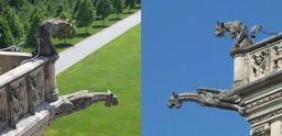 Biltmore gargoyles from above and below.jpg