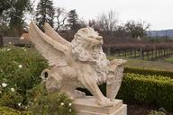 Garden statuary at the Del Dotto Estate Winery and Caves at St. Helena in California's Napa Valley LCCN2013630841.tif.tiff