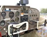 Cockpit of cessna 172e g-asss of 1964 arp.jpg