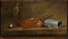 Chardin, Jean-Baptiste Siméon, Attributes of the Painter, ca. 1725-27.jpg