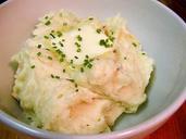 Mashed potatoes butter chives food dinner cooking.jpg