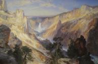 'Grand Canyon of the Yellowstone, Wyoming' by Thomas Moran, De Young Museum.JPG