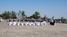 Marching Band of Naval Academy, R.O.C. Stand by at Navy Fleet Command Ground 20141123.jpg