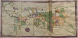 Badminton Estate map volume 3. Tretwr f.68v & f.69r.png