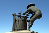 Statue of a worker at a wine press in Napa Valley, California LCCN2013633077.tif.tiff