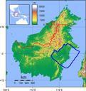 Borneo Topography Kutai basin.png