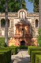 Garden of the Alcoba's arbour real alcazares Seville Spain.jpg