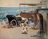 José_Navarro_Llorens_-_Horse-drawn_Carriage_and_Child_on_the_Beach_-_Google_Art_Project.jpg