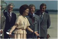 Rosalynn_Carter,_Jimmy_Carter_and_Vice_President_Walter_Mondale_at_a_ceremony_welcoming_Mrs._Carter_back_from_her..._-_NARA_-_175133.tif