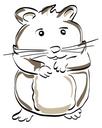 hamster-rodent-drawing-mammal-1530675.svg