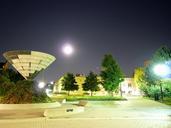 Martin Luther King, Jr Memorial Commons at night.jpg