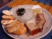 Thanksgiving brie caviar duck pate.jpg