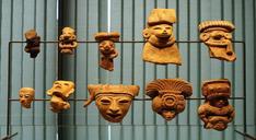 Figurines and heads - Teotihuacán culture - Ethnological Museum, Berlin - DSC00840.JPG